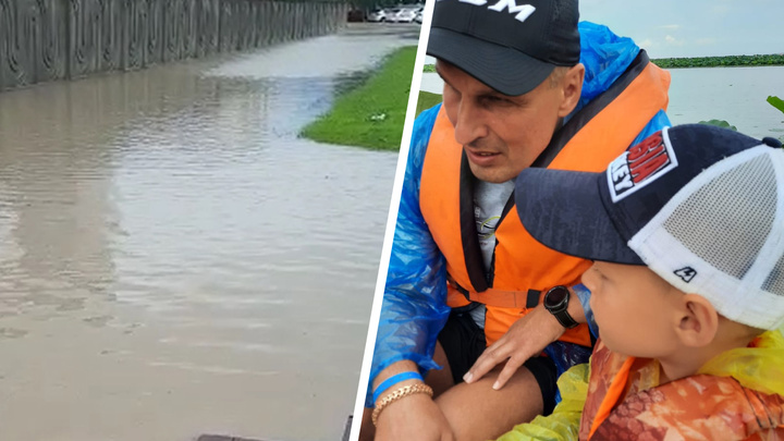 «Микроавтобус чуть не смывало»: очевидец рассказал о страшном потопе в Анапе