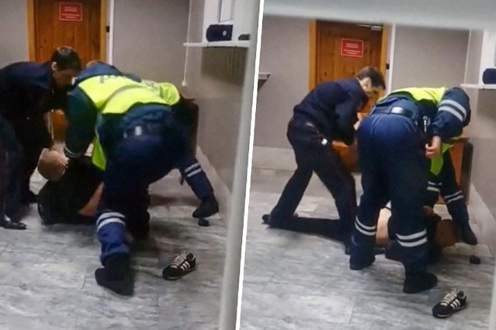 Мужчина всё время провоцировал гаишников Мужчина всё время провоцировал гаишников