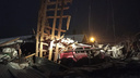 «Гараж в щепки»: в Енисейске взорвался автомобиль с газовым баллоном, пострадал водитель
