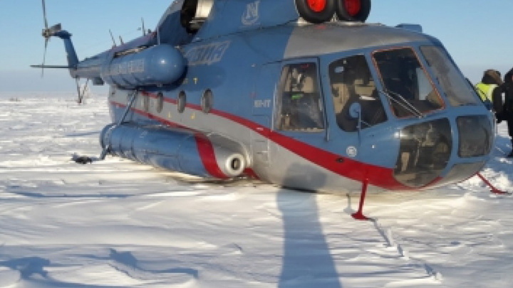«Норникель» раскрыл подробности вынужденной посадки их вертолета в тундре