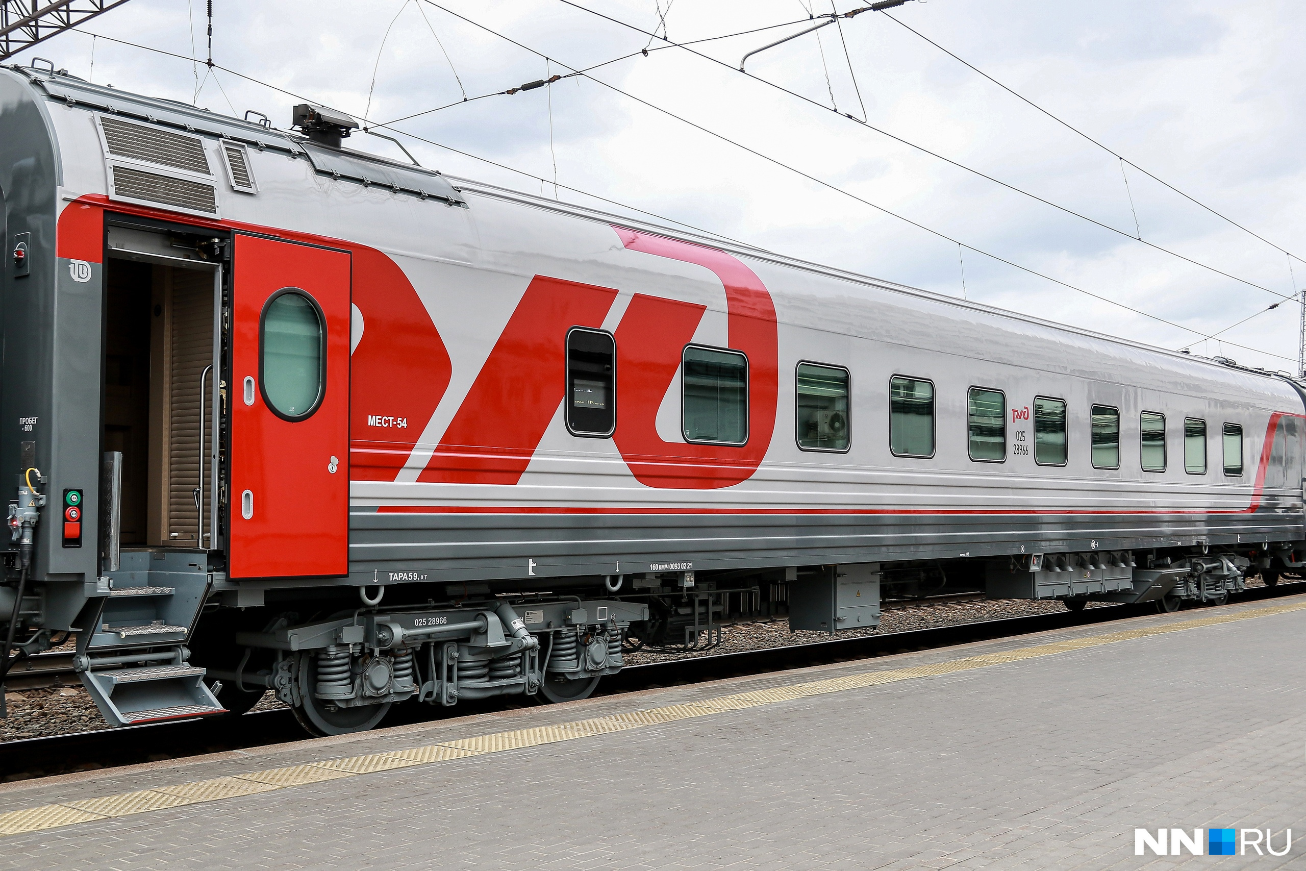 Запуск двухэтажного поезда между Нижним Новгородом и Москвой перенесли на год