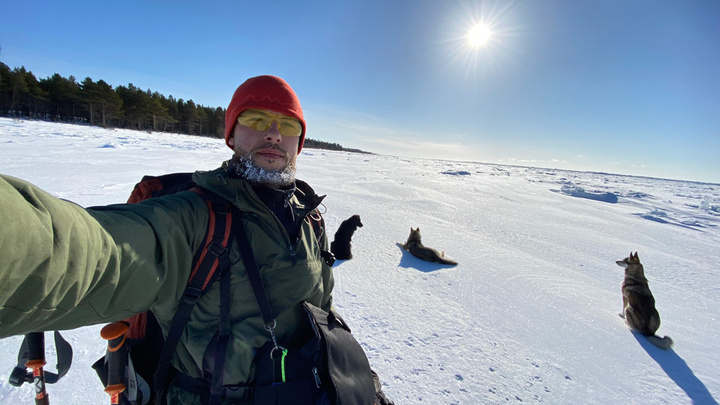 «Где ничего не ждал, получал "Вау"»: северодвинец за 20 дней пришел на лыжах из Онеги в Северодвинск