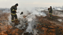 Дым стоит, торф горит: как тушат природный пожар под Екатеринбургом