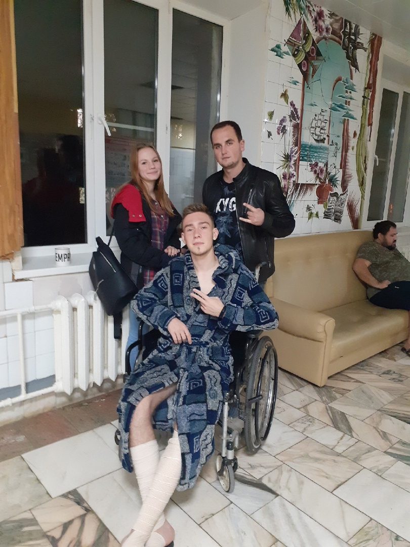 Илья после операции по удалению аппендикса