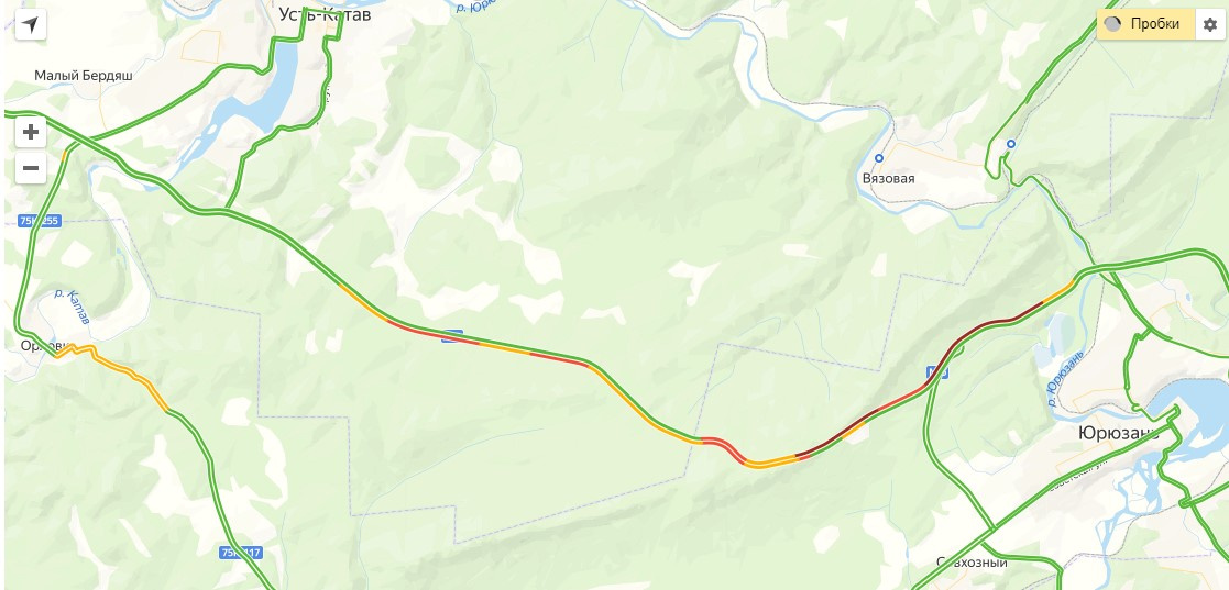 Пробки челябинск м5. Трасса м5 пробки Златоуст на карте. Трасса м5 17 км на карте.