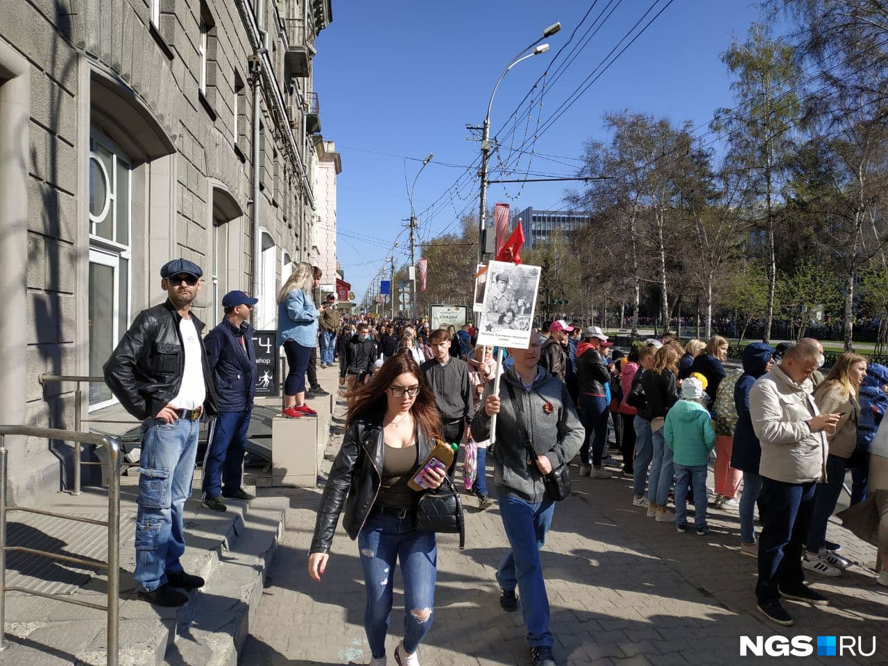 Митинг в новосибирске на 9 мая