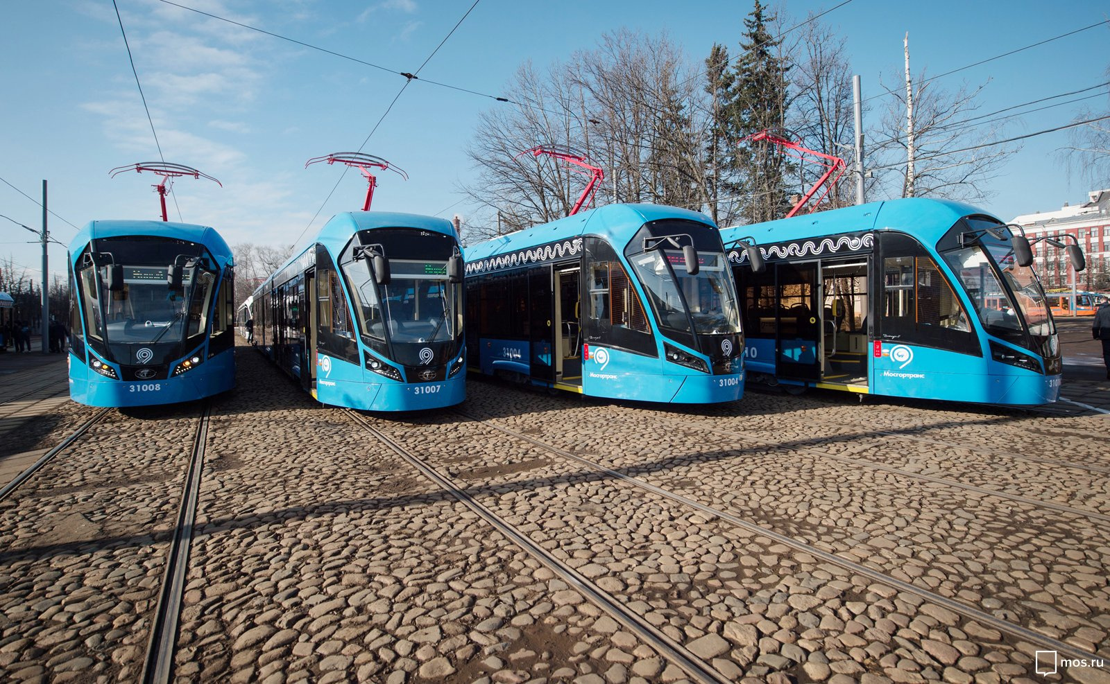 Трамваи «Трансмашхолдинга», которые вышли на московские маршруты весной 2017 года