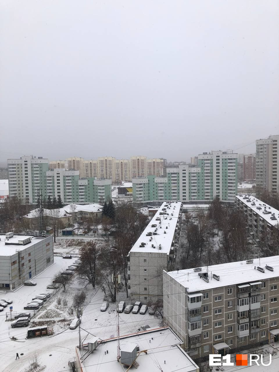 Снег на Ботанике Снег на Ботанике
