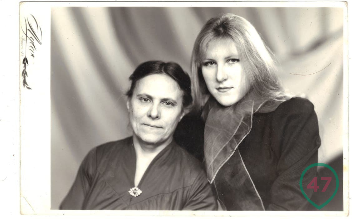 Маргарита Юдина и ее мать