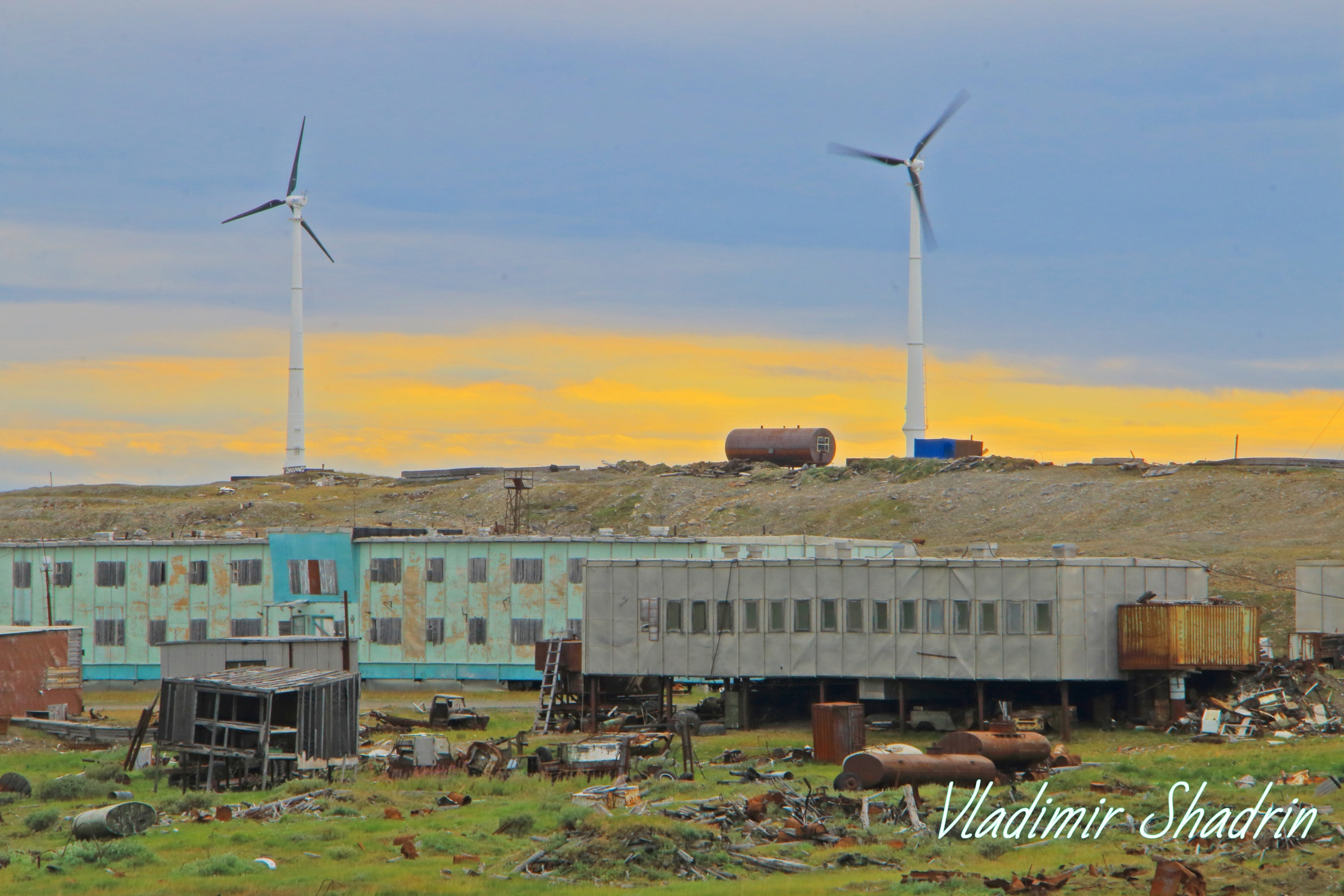Ветродизельная электростанция в Амдерме 