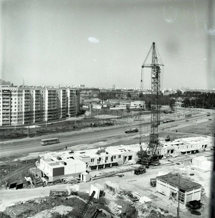 Эскизный проект МЖК «Комсомольский» был одобрен в ноябре 1978 года