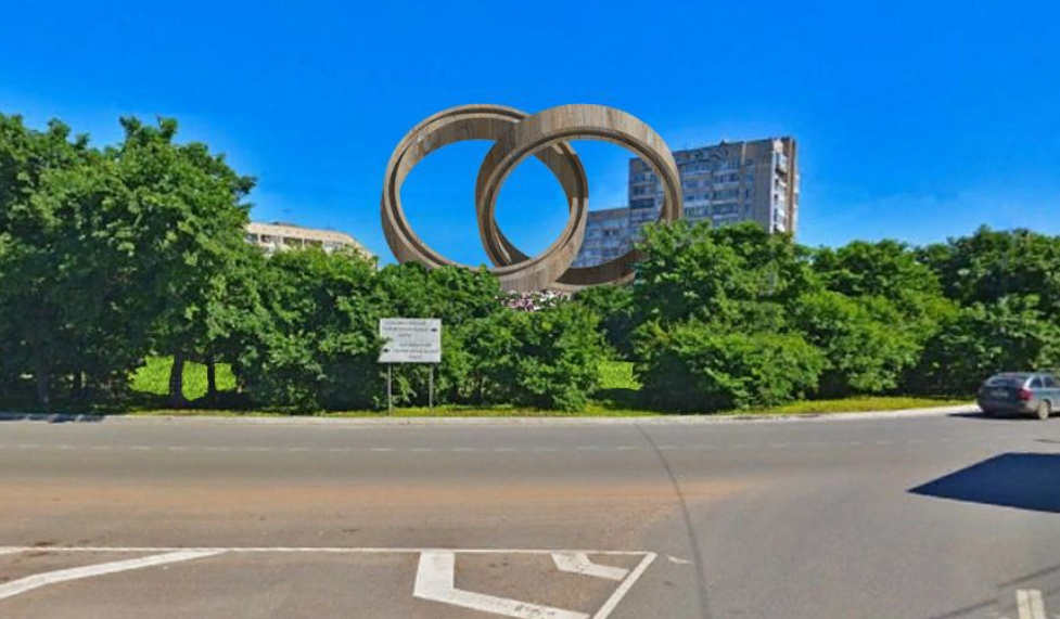 Такие кольца Васим предложил установить на площади Дружбы Народов в Архангельске