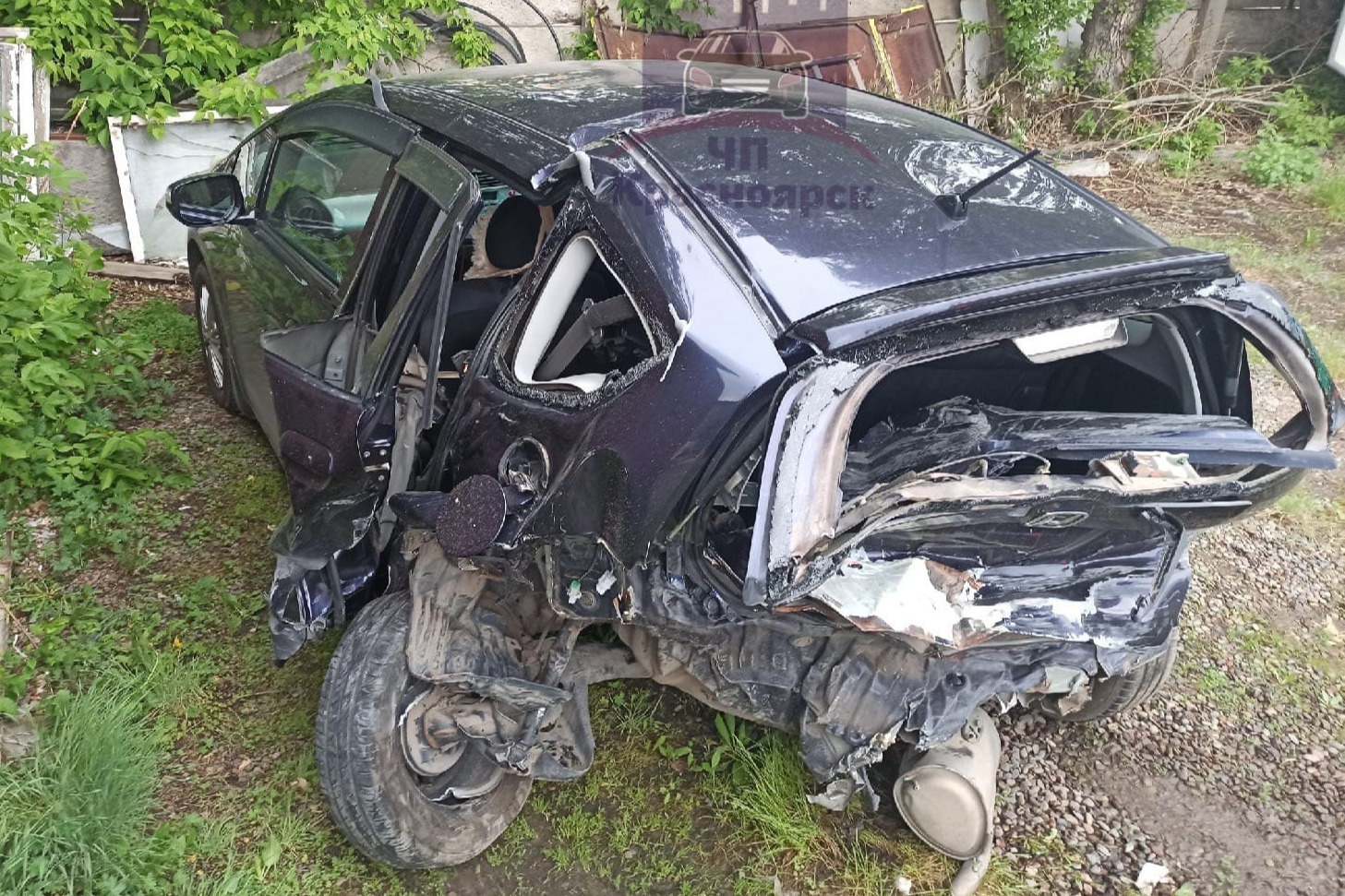 Так выглядит Honda после аварии Так выглядит Honda после аварии