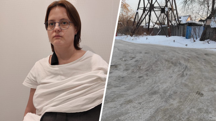 Екатеринбурженка вышла гулять с собакой и сломала руку на скользком тротуаре, про который забыли чиновники