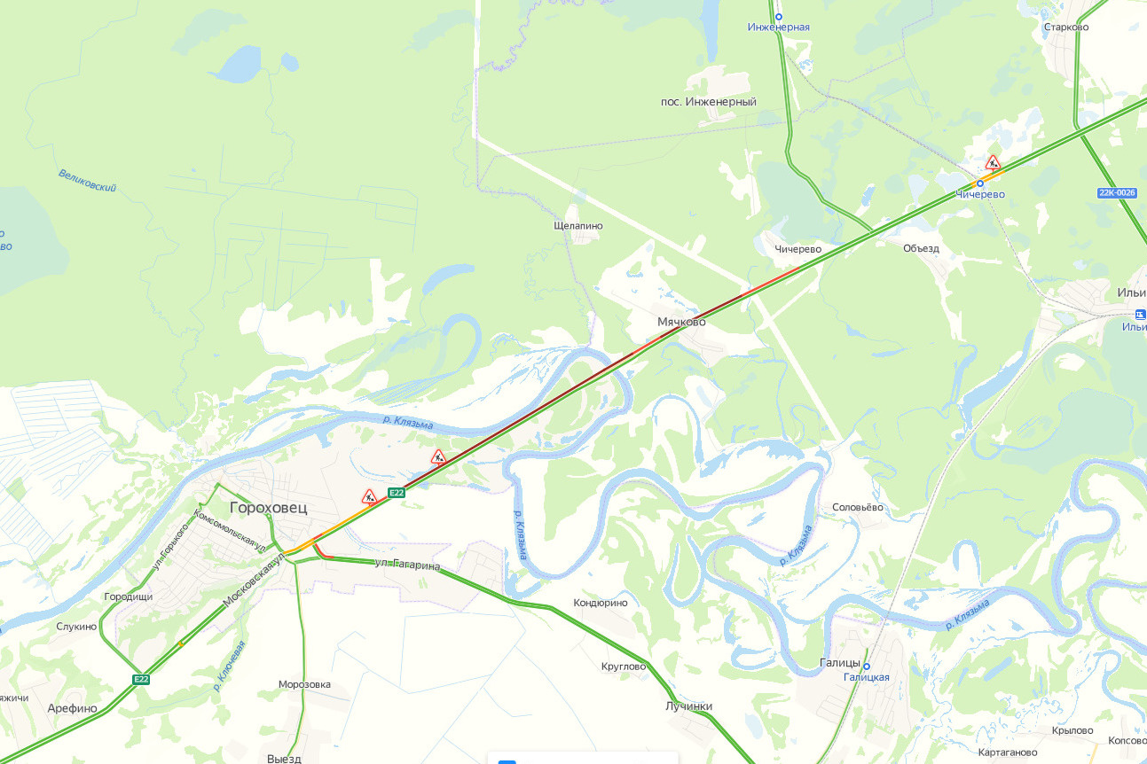 Пробка м7 сегодня. Гороховец трасса м7 сейчас. Гороховец Дзержинск пробки м7. Пробка в Гороховце сейчас. Пробки Москва Казань м7 на карте.