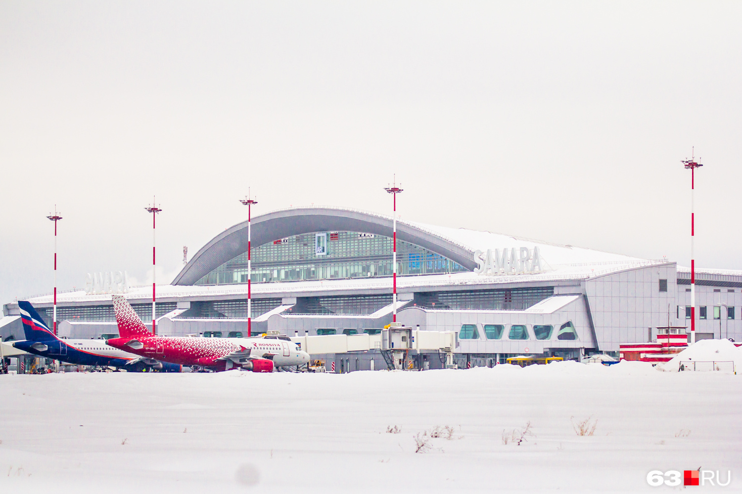 Аэропорт Курумоч эвакуировали из-за сообщения о минировании самолетов - 26 января 2022 - 63.ru