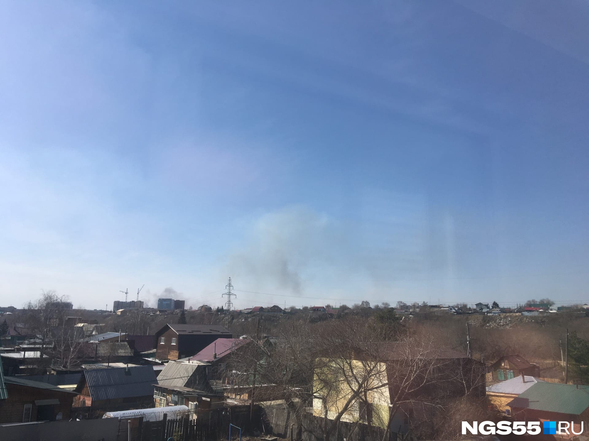 Дым видно даже с Фурманова Дым видно даже с Фурманова