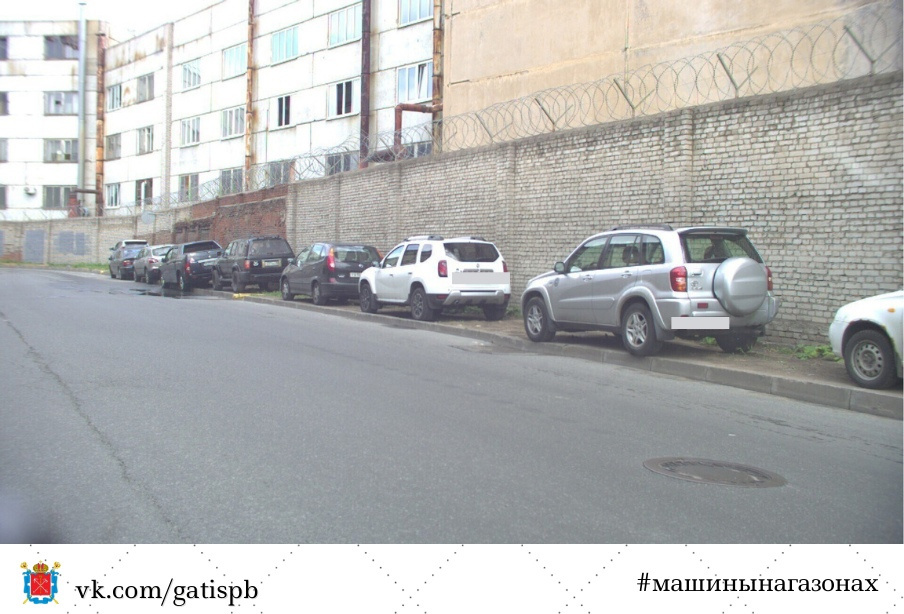 ГАТИ рассказала, сколько штрафов выписала за парковку на газонах в Петербурге