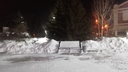 Вандалы разрушили снежные фигуры в Первомайском сквере — их пришлось полностью убрать