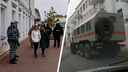 К правительству пригнали автозак: в Ярославле силовики оцепили центр из-за визита федеральных чиновников