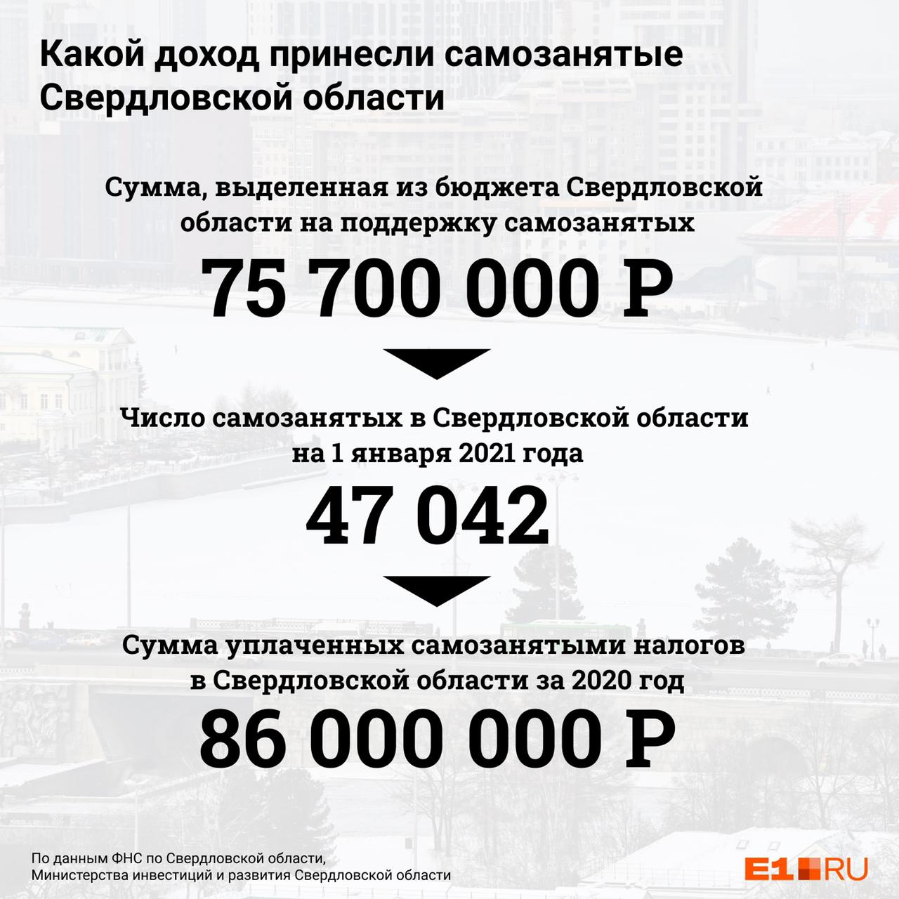 За 2020 год самозанятые перечислили в бюджет региона <nobr class="_">86 миллионов</nobr> рублей налогов