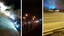 Цветной дым и салюты из машин: полицейские поймали стритрейсеров в Самаре и Отрадном