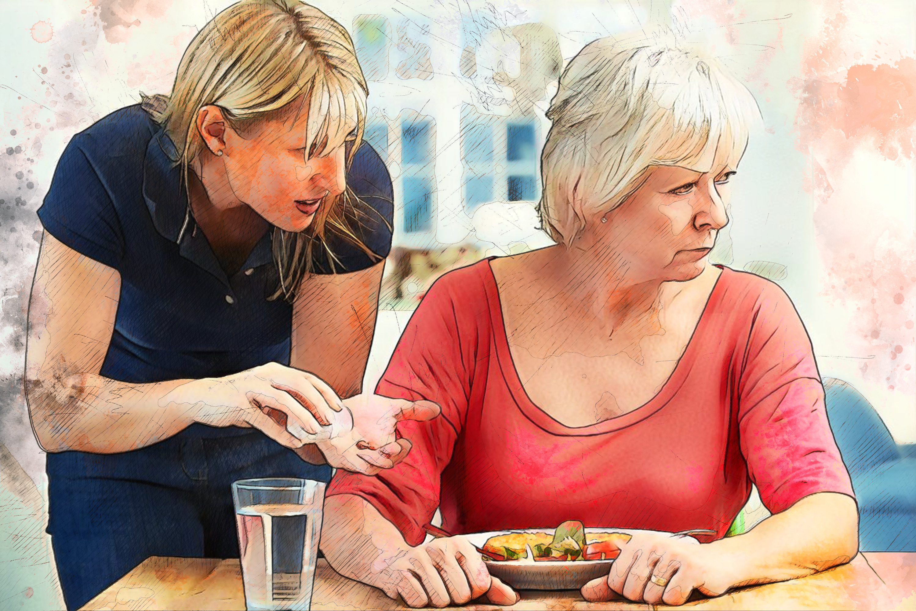 Часто люди с деменцией уходят в отказ: не узнают свою семью, отказываются от еды и лекарств