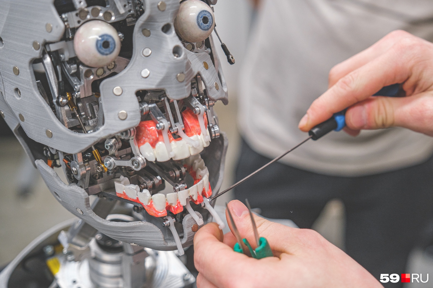 В компании Promobot можно увидеть разные этапы создания роботов В компании Promobot можно увидеть разные этапы создания роботов