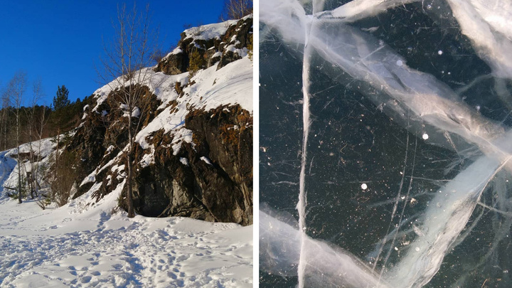 Красноярцы облюбовали лед Енисея для фото, как на Байкале. А безопасно ли это?