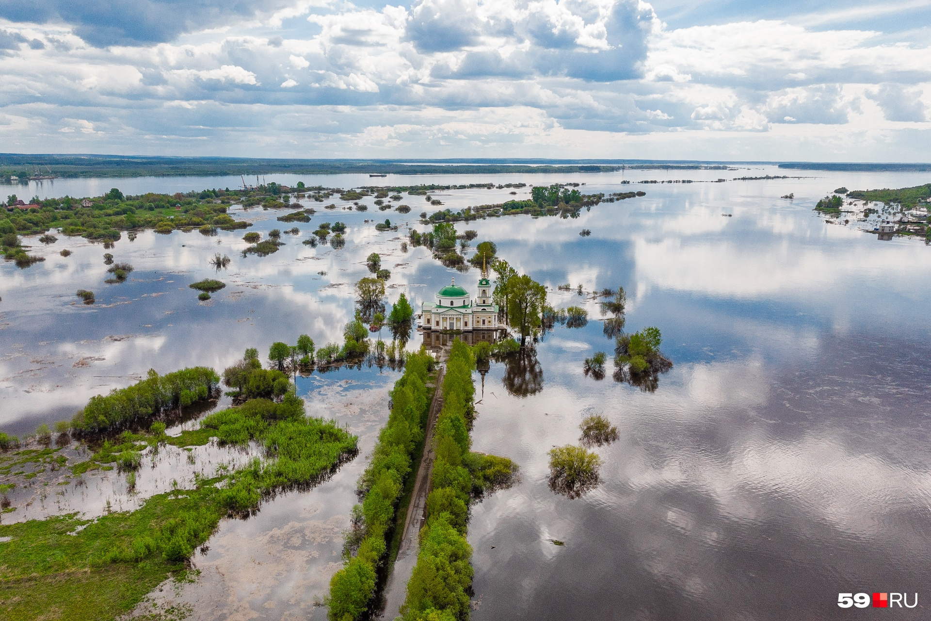 река кама весной