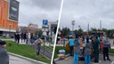 В Новосибирске людей вывели из ТРЦ в Центральном районе