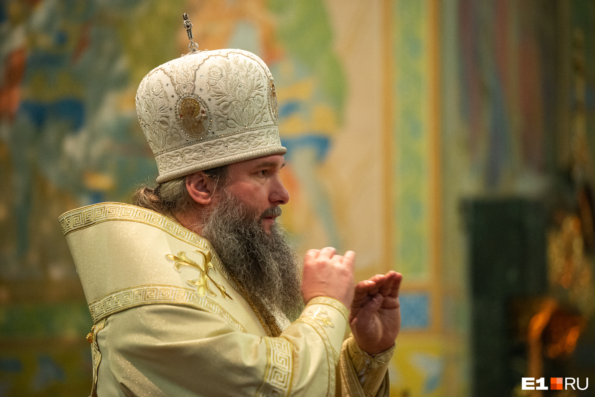 Владыка Евгений зачитал послание от патриарха Кирилла