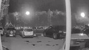 Появилось видео с моментом поджога автомобиля <nobr class="_">BMW X5</nobr> в Новосибирске
