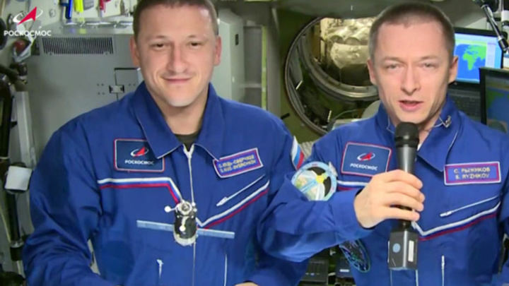Члены экипажа МКС записали видеообращение для участников КЭФ