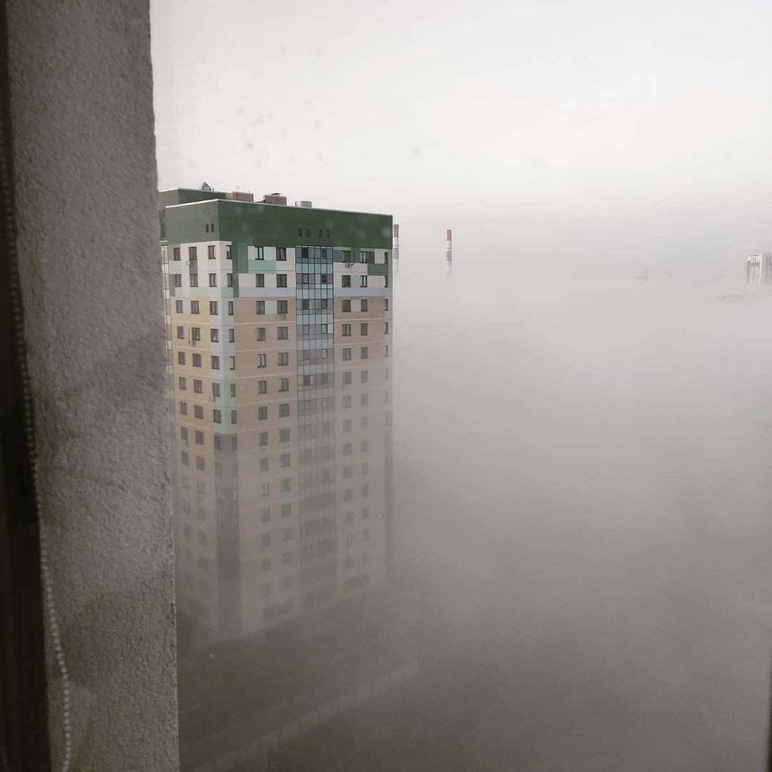 «В Тюмени такой туман вижу в первый раз»: пишет автор фото