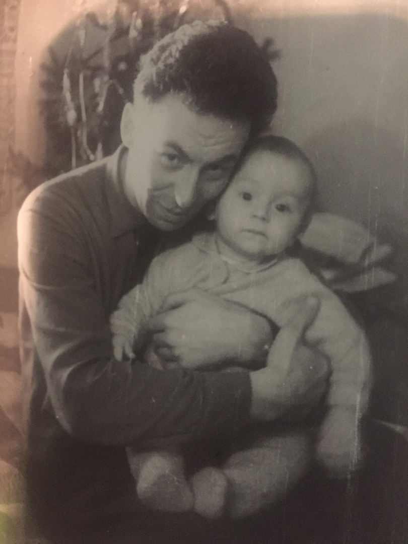 Юлия с отцом Вадимом Киселевым