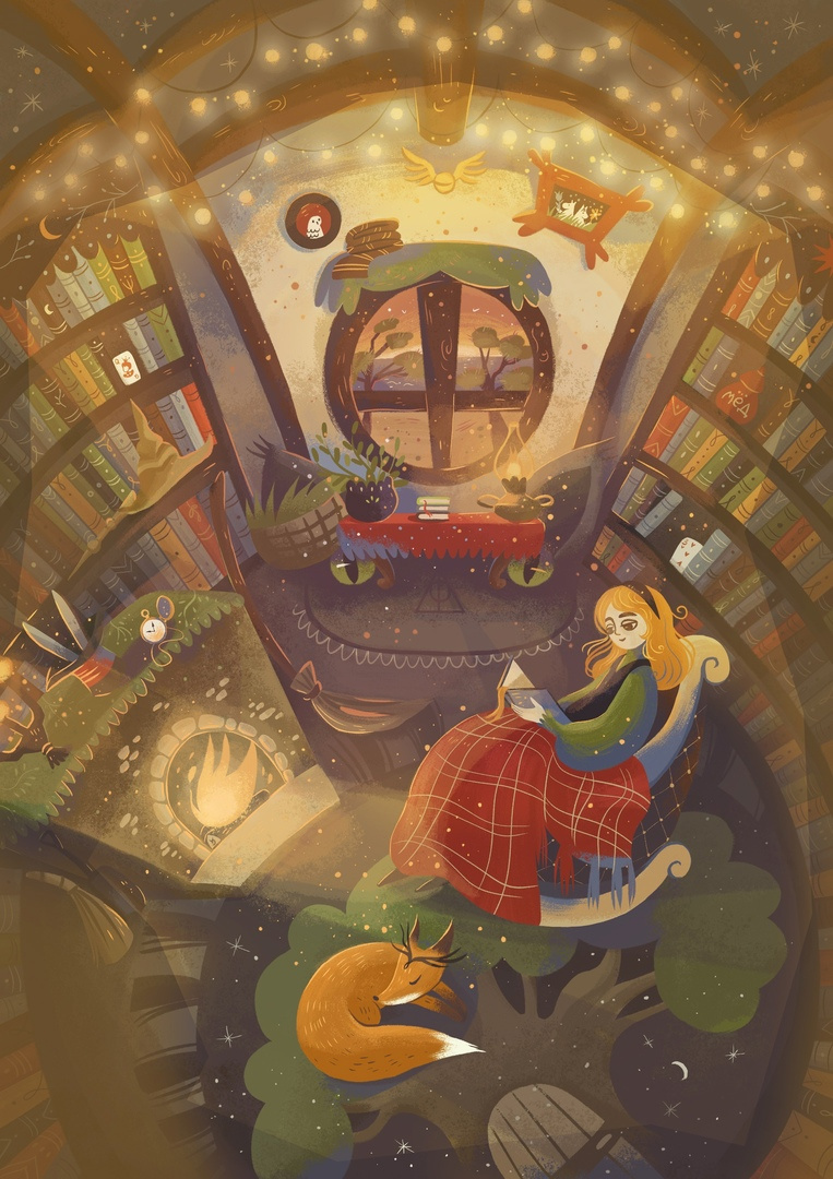 Иллюстрация «Сказки мира» появится на фасаде библиотеки «Кругозор»