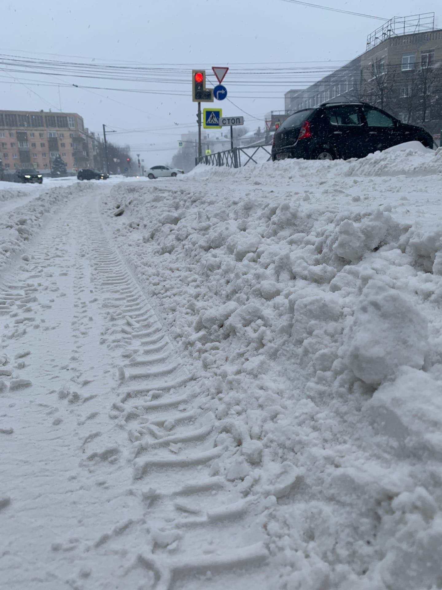 Детка это не метель. Снежная буря на проспекте славы.