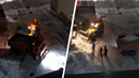 Сибирячка с помощью полиции пытается запретить бизнес-центру чистить снег в <nobr class="_">2 часа</nobr> <nobr class="_">ночи —</nobr> видео шумной уборки