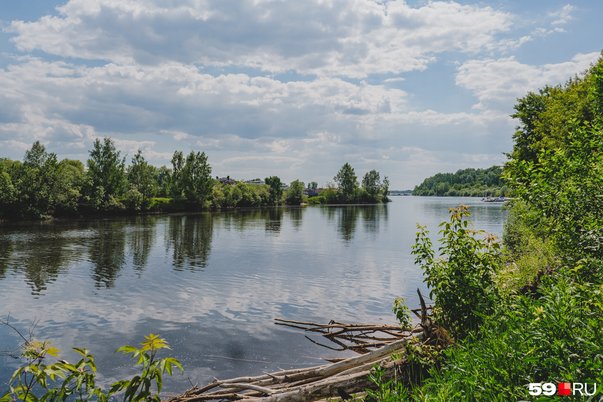 Вода здесь не очень чистая