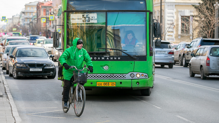 Масштабное исследование показало, где чаще всего происходят аварии с велосипедами в Красноярске