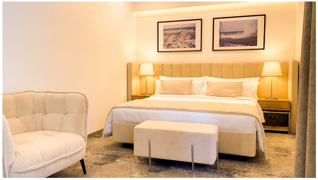 Это самый дешевый номер гостиницы — стандартный. Он рассчитан на двоих гостей, площадь — 23 кв. м