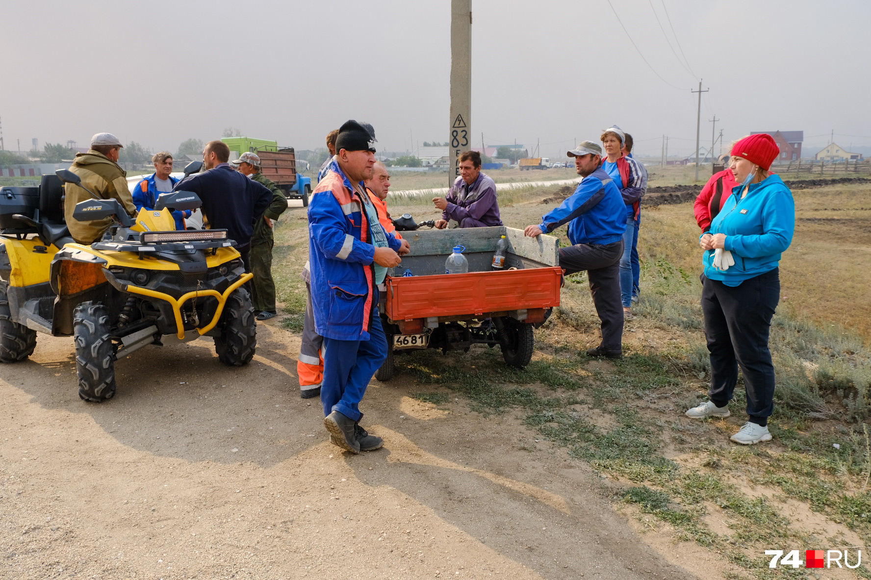 В Челябинской области в тушении помогали жители и волонтеры
