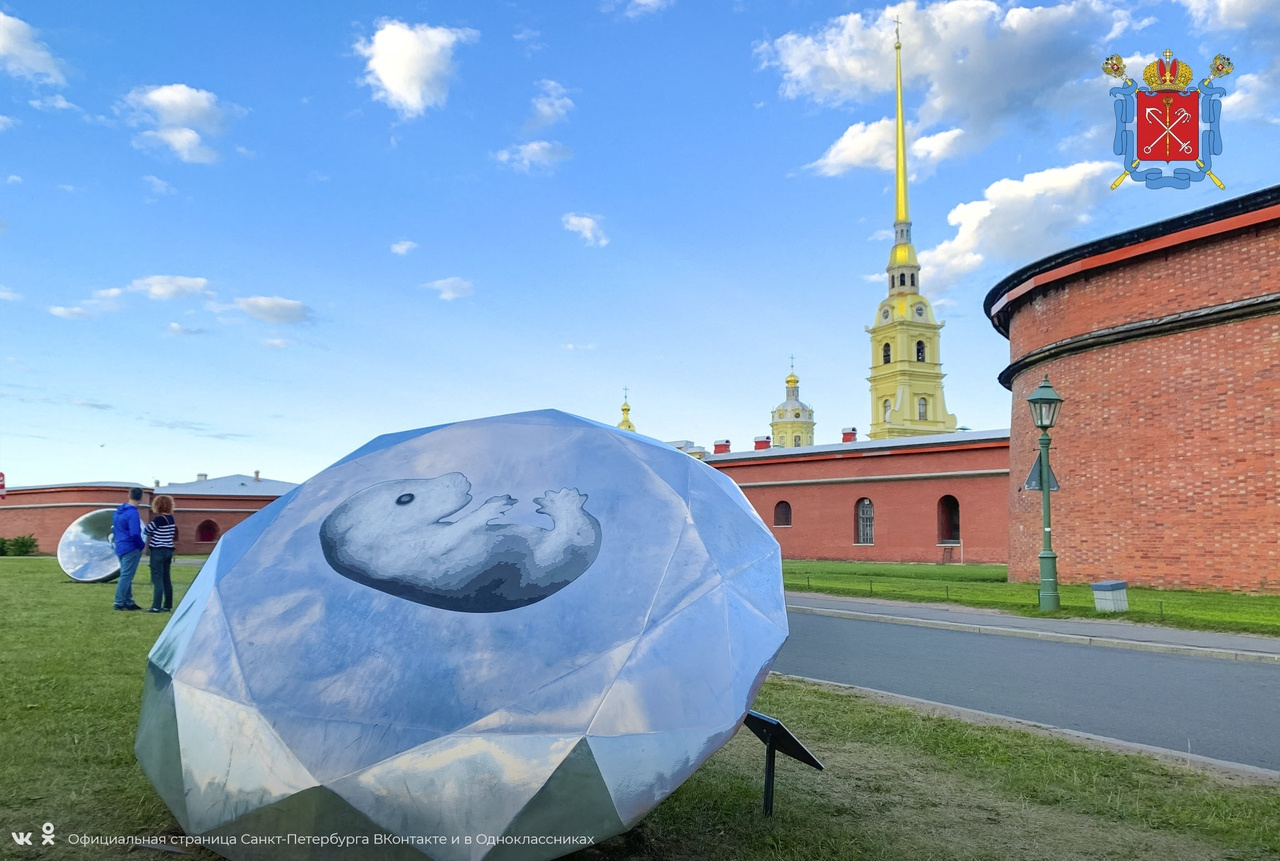Все «бусины» расположены возле Петропавловской крепости Все «бусины» расположены возле Петропавловской крепости