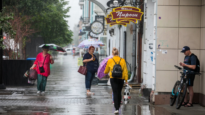 На смену зною на выходных в Красноярск придут прохлада и дожди