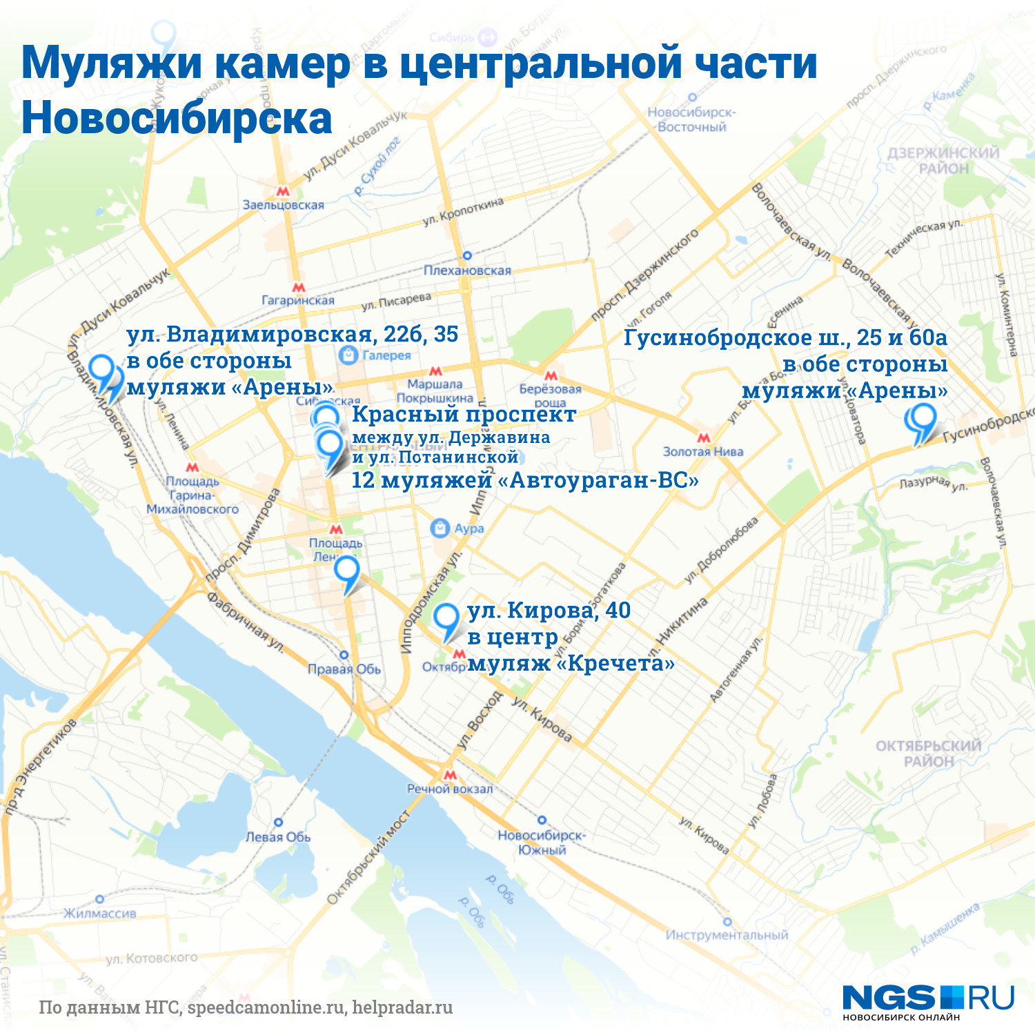 Камеры гибдд новосибирск карта