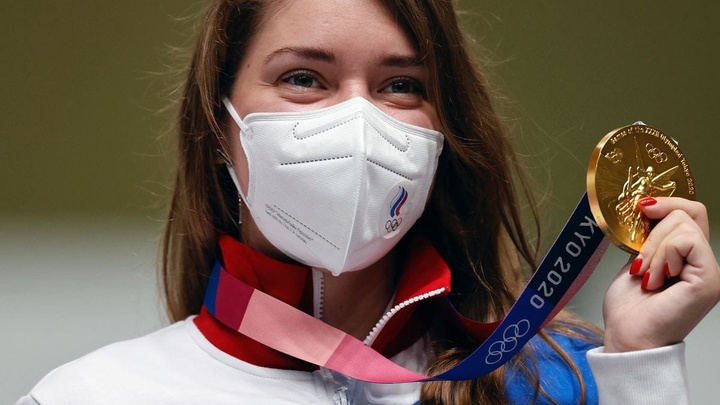 Виталина Бацарашкина выиграла еще одно золото на Олимпиаде в Токио