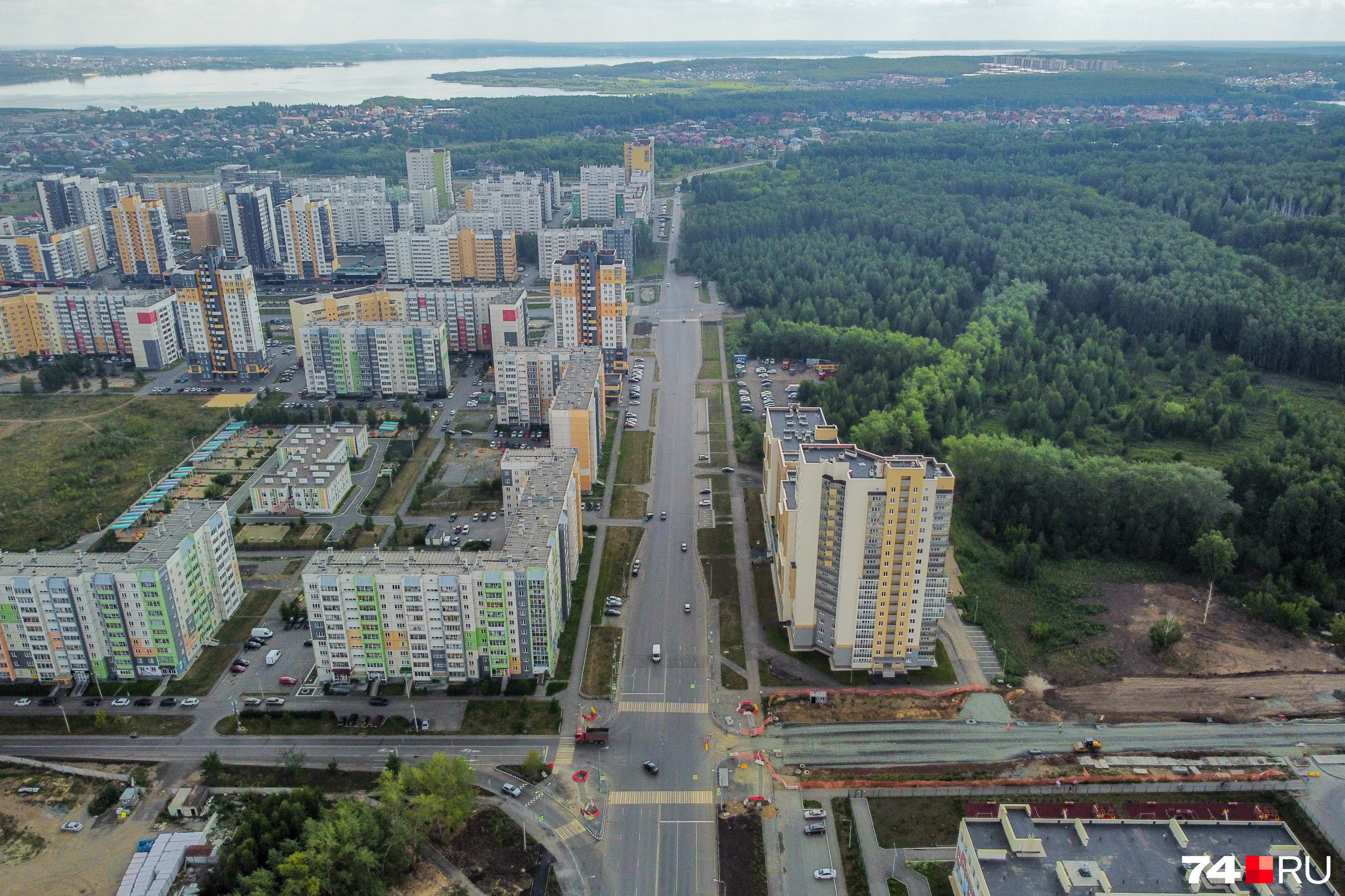 На Северо-Западе Челябинска это один из немногих уцелевших зеленых уголков