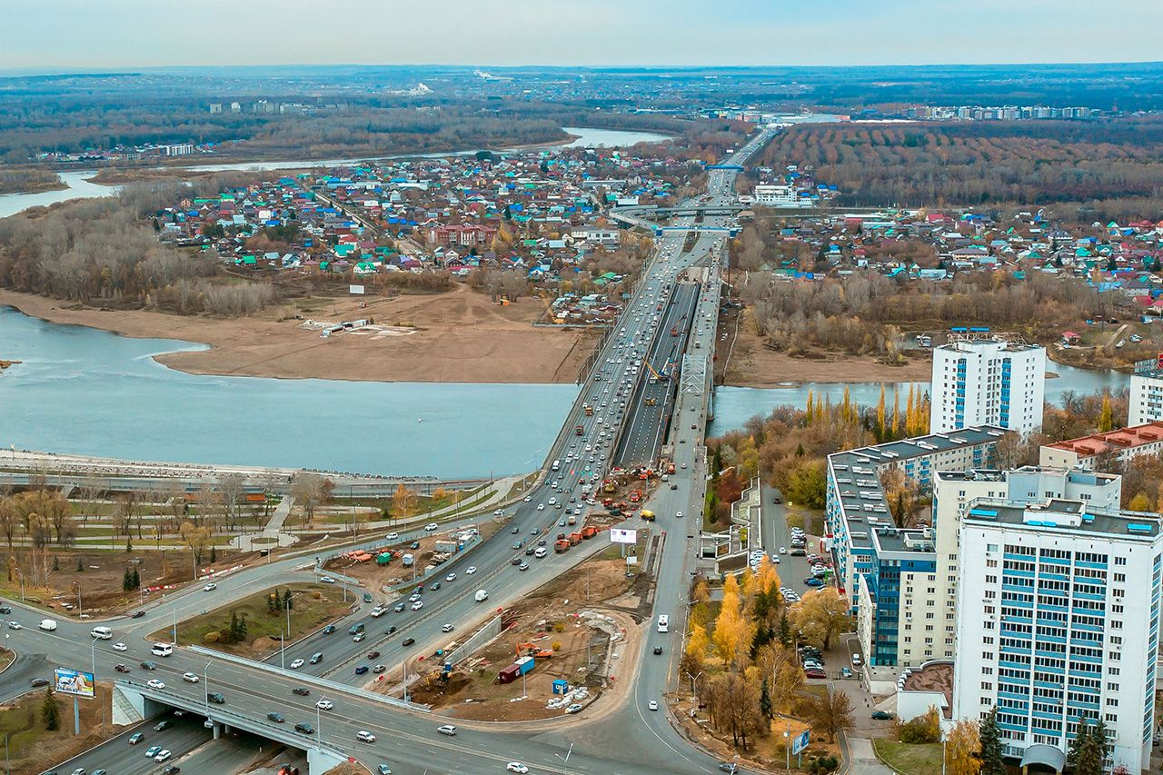 Строительство моста через белую