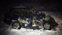 В Новосибирской области грузовой автомобиль Volvo столкнулся с Toyota — два человека погибли
